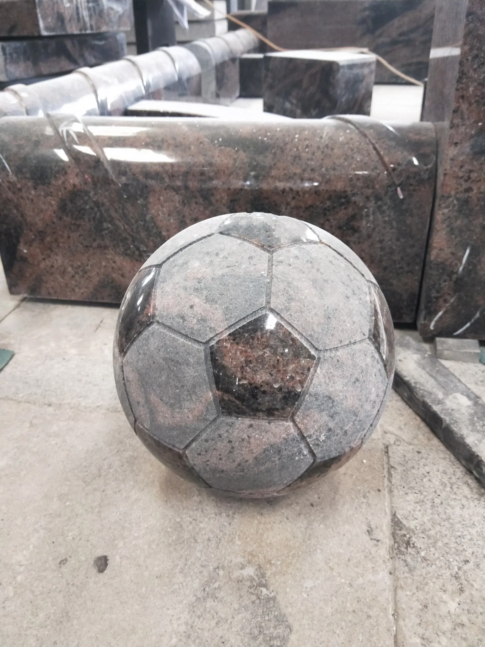 Memorials Accessories Stone Football Monuments Granite Soccer