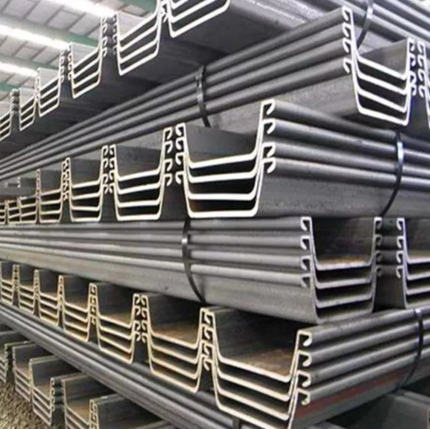 Good Quality Straight Steel Sheet Pipl U Shape Z Type Stype 12m 400*100 Larsen Steel Sheet Pile