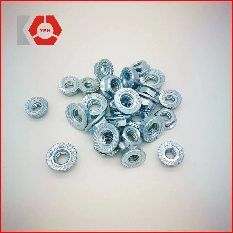 DIN6923 Carbon Steel Hex Flange Nuts Hexagon Head