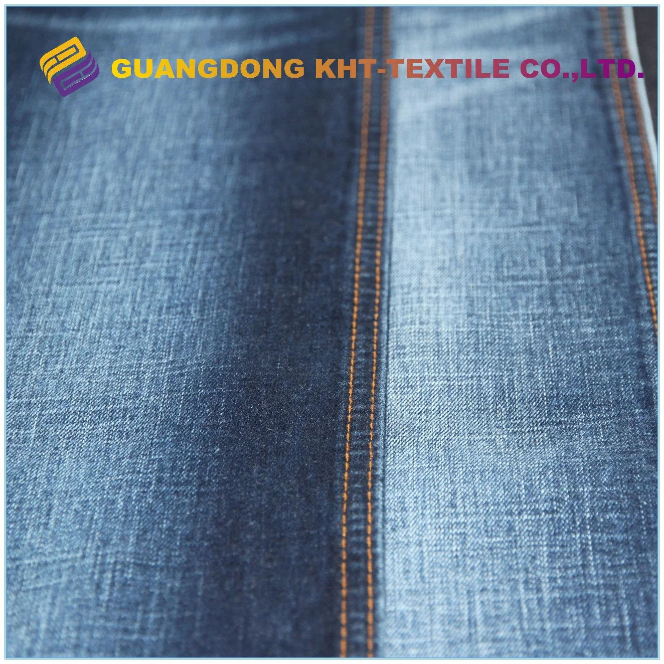 9.1oz Cotton Polyester Spandex Twill Dobby Denim Fabric for Coat Jeans Handcraft