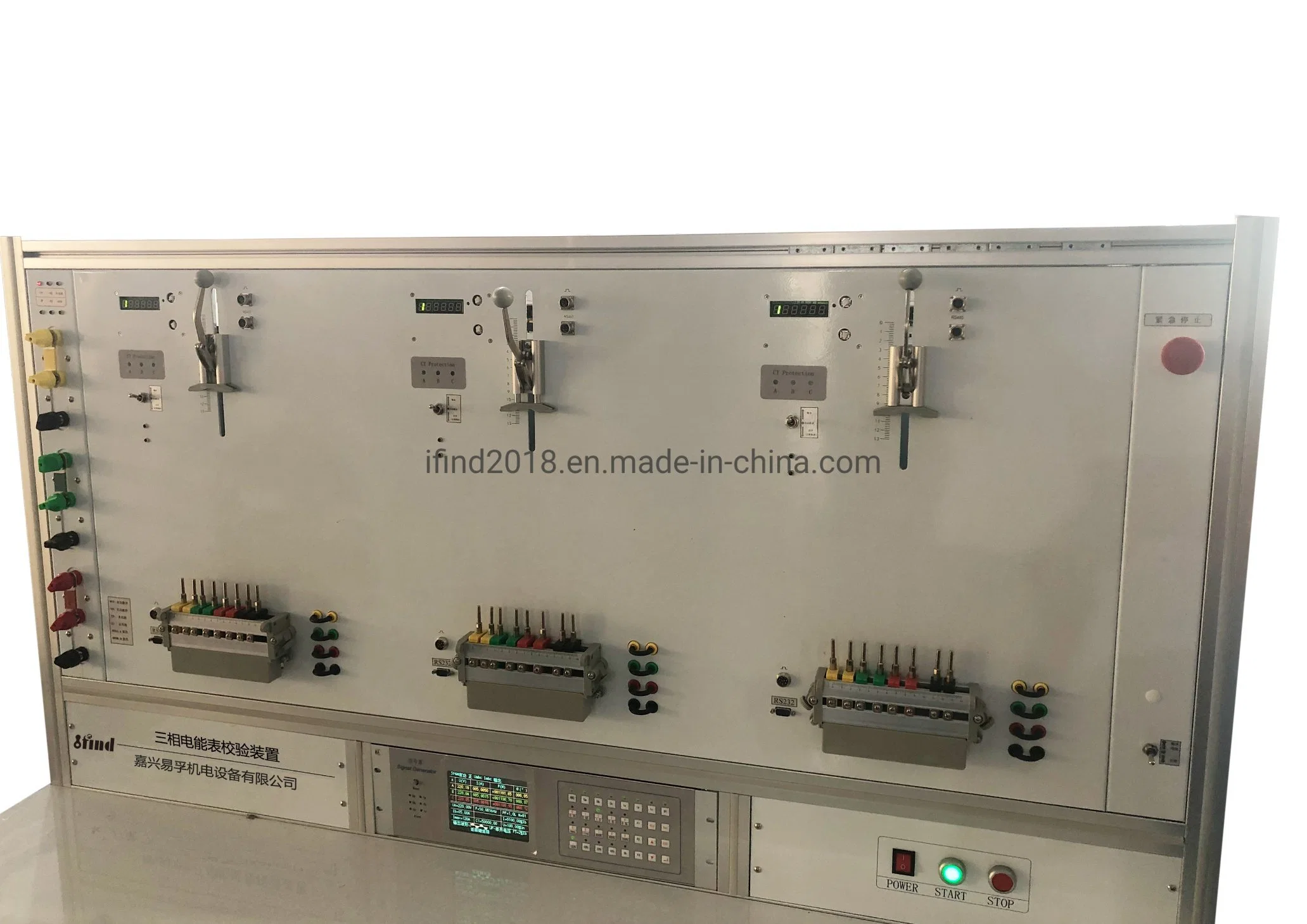 Three Phase Close-Link Kwh/Electric/Energy Meter Power Test Instrument with Isolated Test Bench