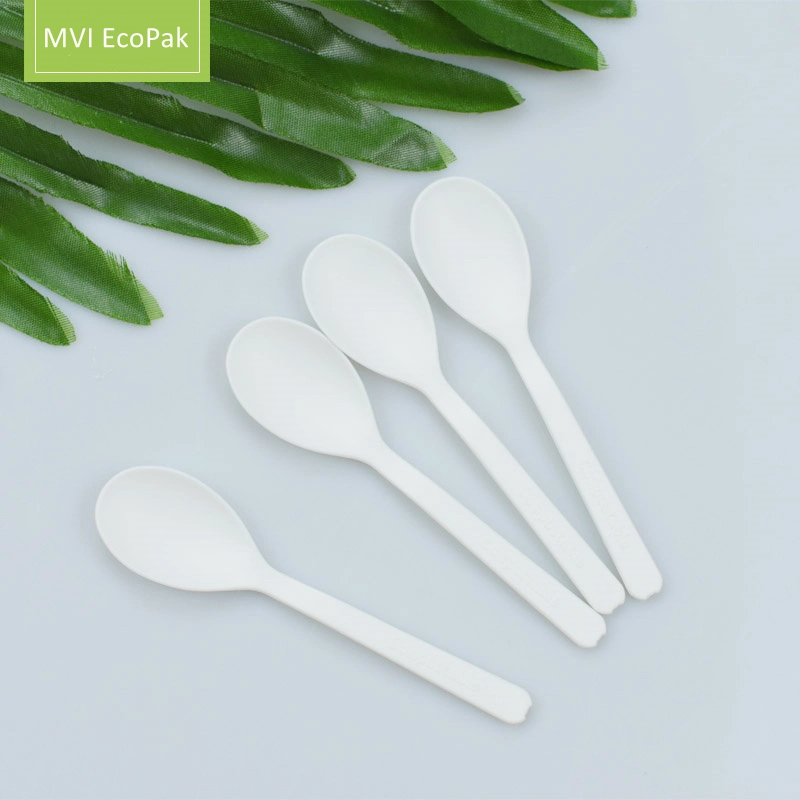 High quality/High cost performance Mini Coffee Tea Spoon Disposable Biodegradable Disposable Cpla Tea Spoons