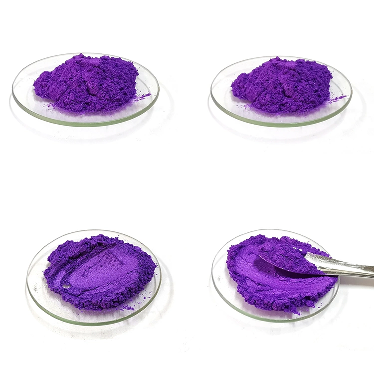 Violeta Mica Púrpura Púrpura pigmento de la perla para la sombra de ojos de tinte cosmético Y pintura