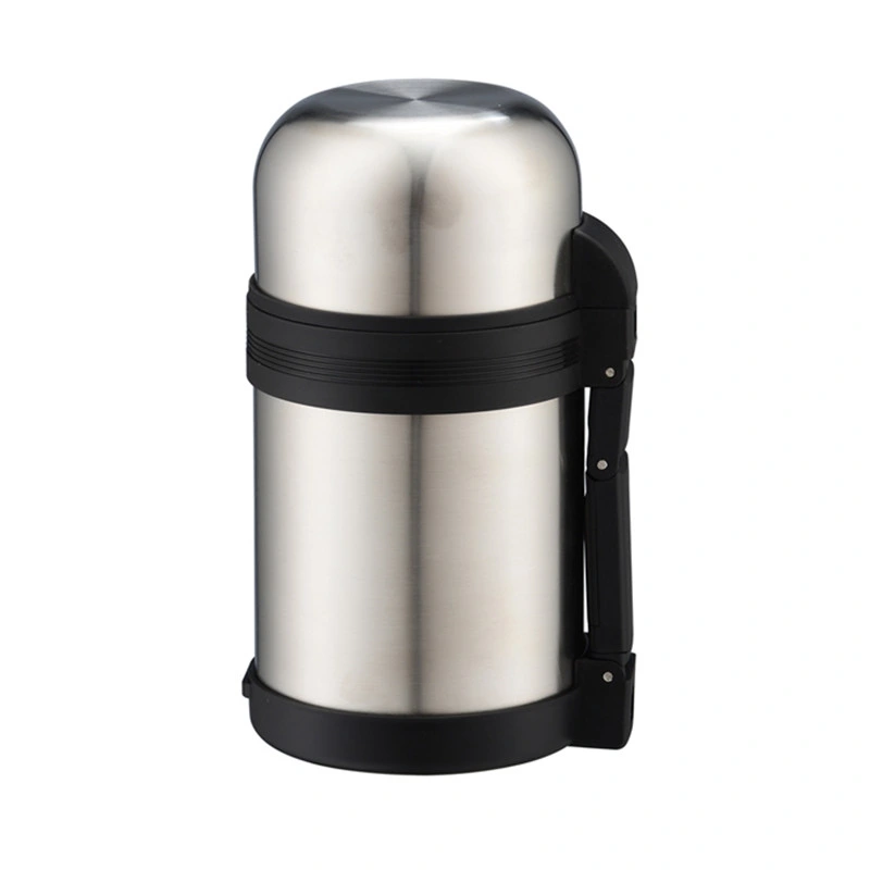 Stainless Steel Vacuum Travel Coffee Pot with Strap