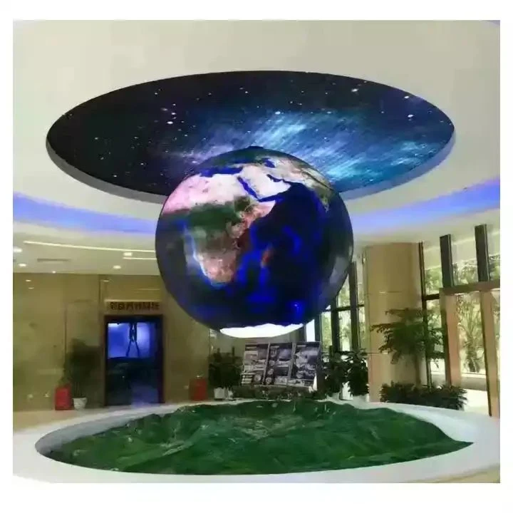 P3 Indoor Full Color Custom Ball Video Round Flexible Spherical LED Display