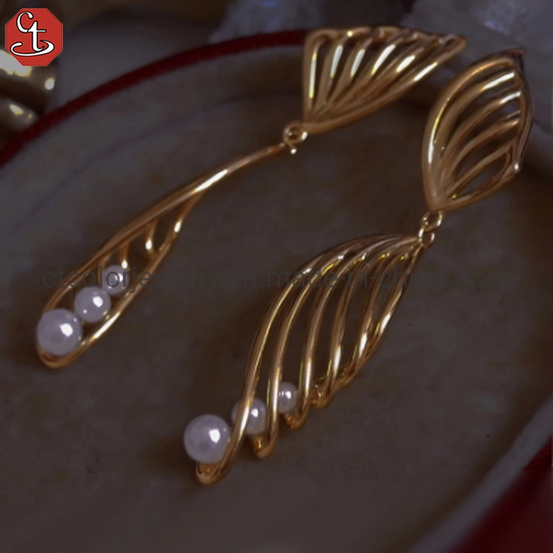 Мода High-end пресноводных Pearl серебристые женщин серьги Custom Ювелирные изделия