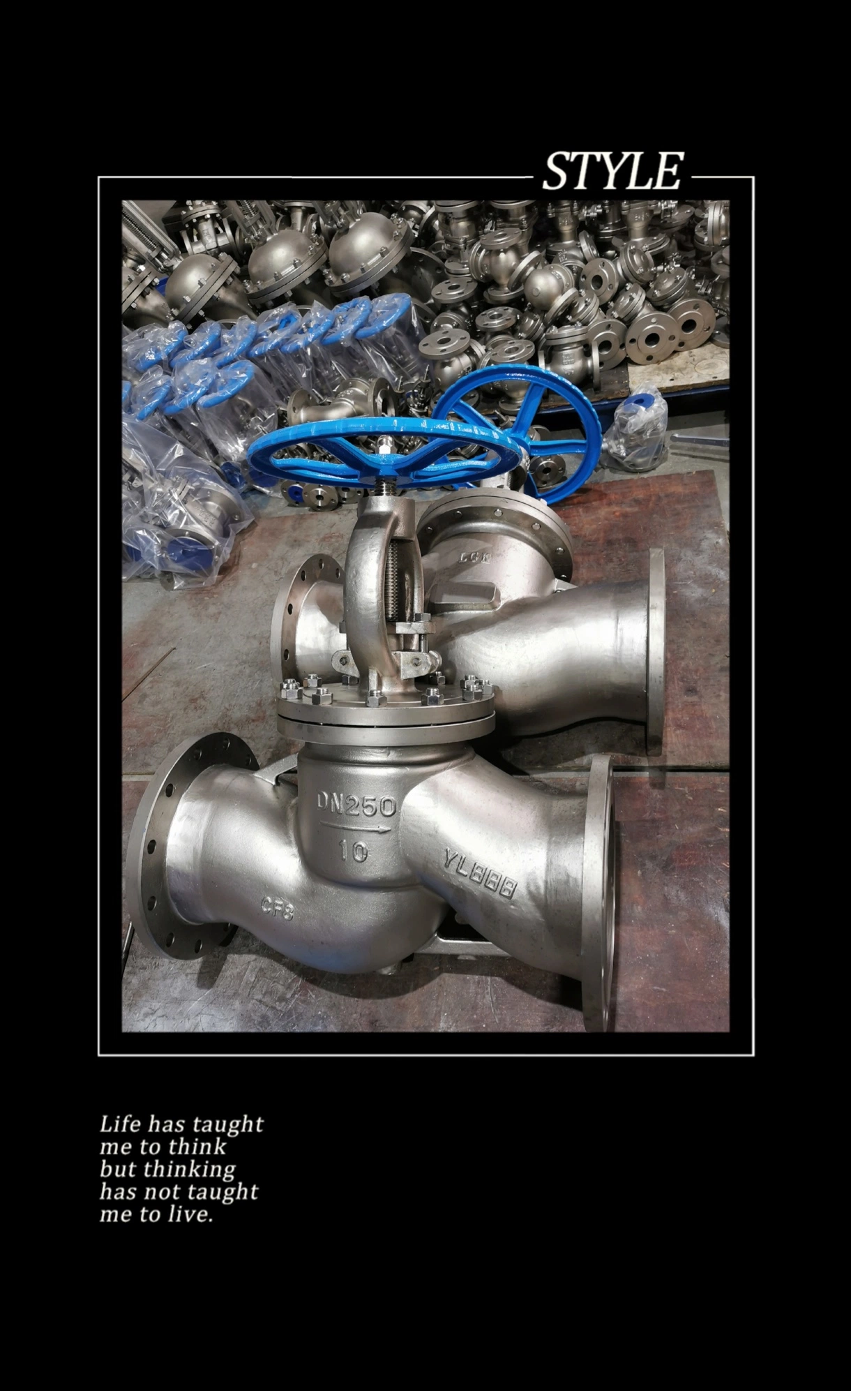 304/316 Stainless Steel Flanged Globe Valve J41W High Temperature and High Pressure for Heavy Duty