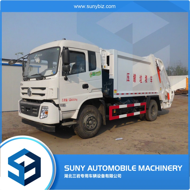 Dongfeng Bin Lorry 12cbm Skip Loader Garbage Truck Refuse Collection Vehicle