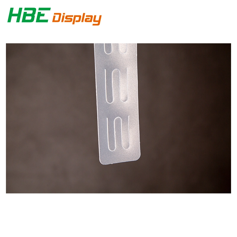 Promotional Supermarket Customized Plastic Hanging Display Clip Strip