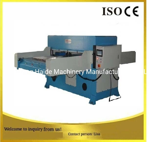 Blue PVC Vacuum Form Plastic Tray Cutting Press Machine