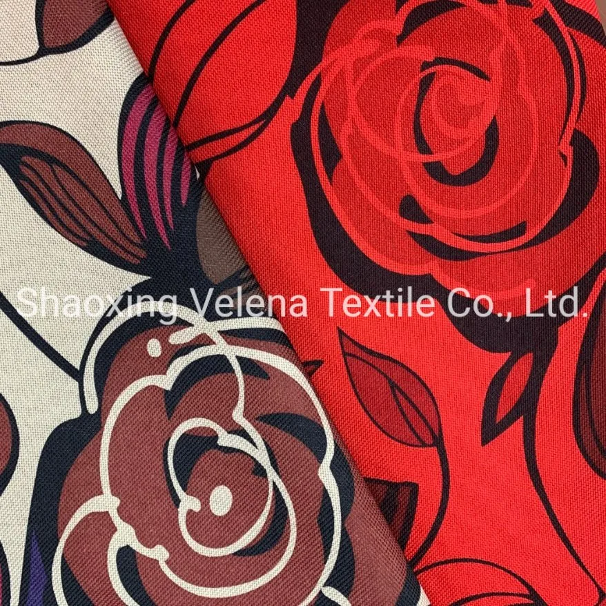 Textile Fabrics 100%Polyester Linen Printed Fabric Upholstery Fabric Decorative Fabric for Sofa Fabrics Ready Goods for Fast Shipment