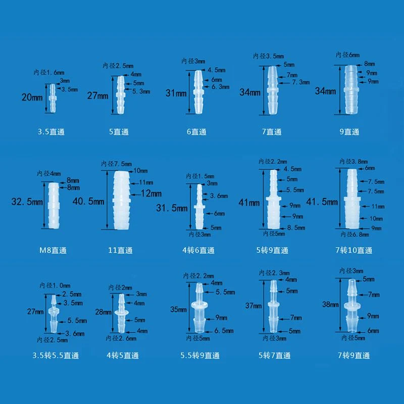 Plastic Quick Tee Joint Connector Water Fittings