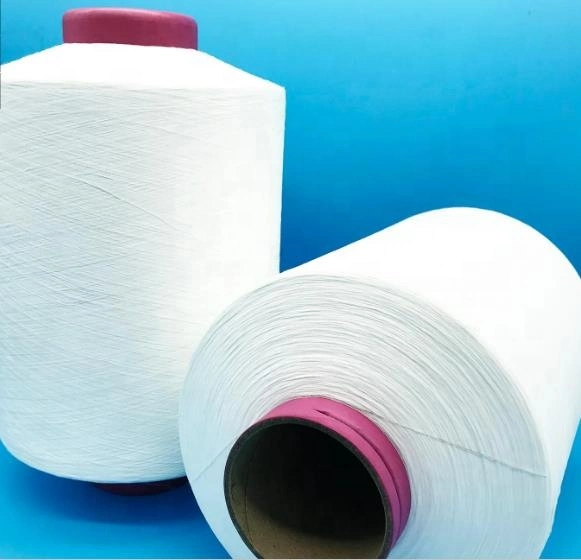 Polyester Yarn T8 50D/36F DTY FD SIM RW Non Spandex Elastic Bicomponent Fiber For Garment