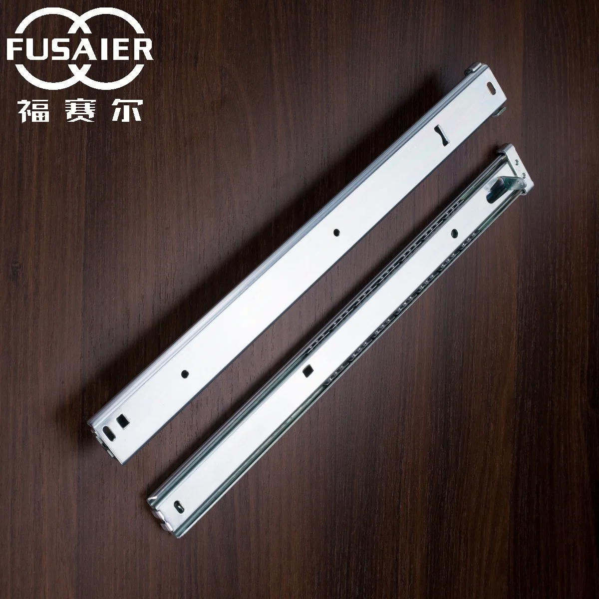 27mm Ball Bearing Single Extension Strong Pull Drawer Slide Rail