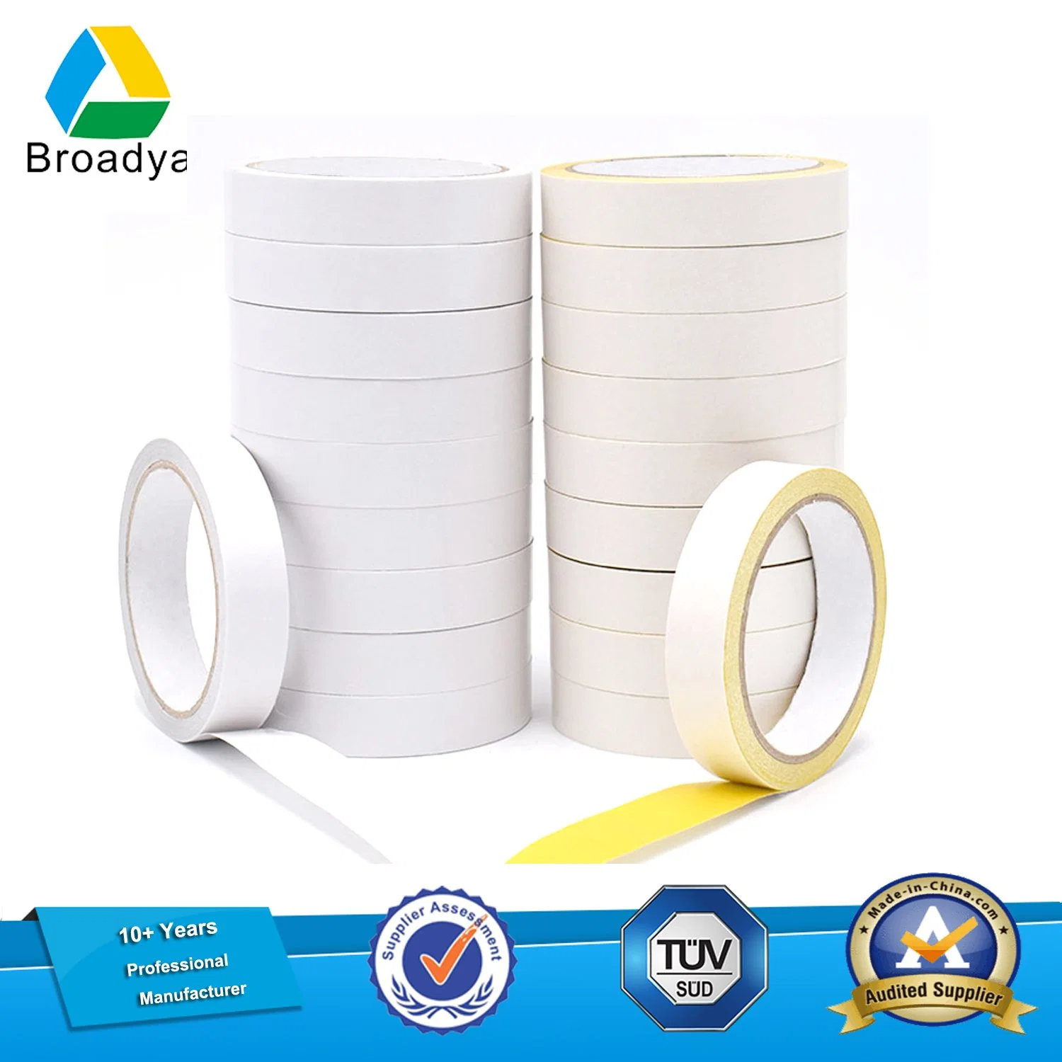 Custom Printing Brand Embroidery Paper Hot Melt Glue Tape