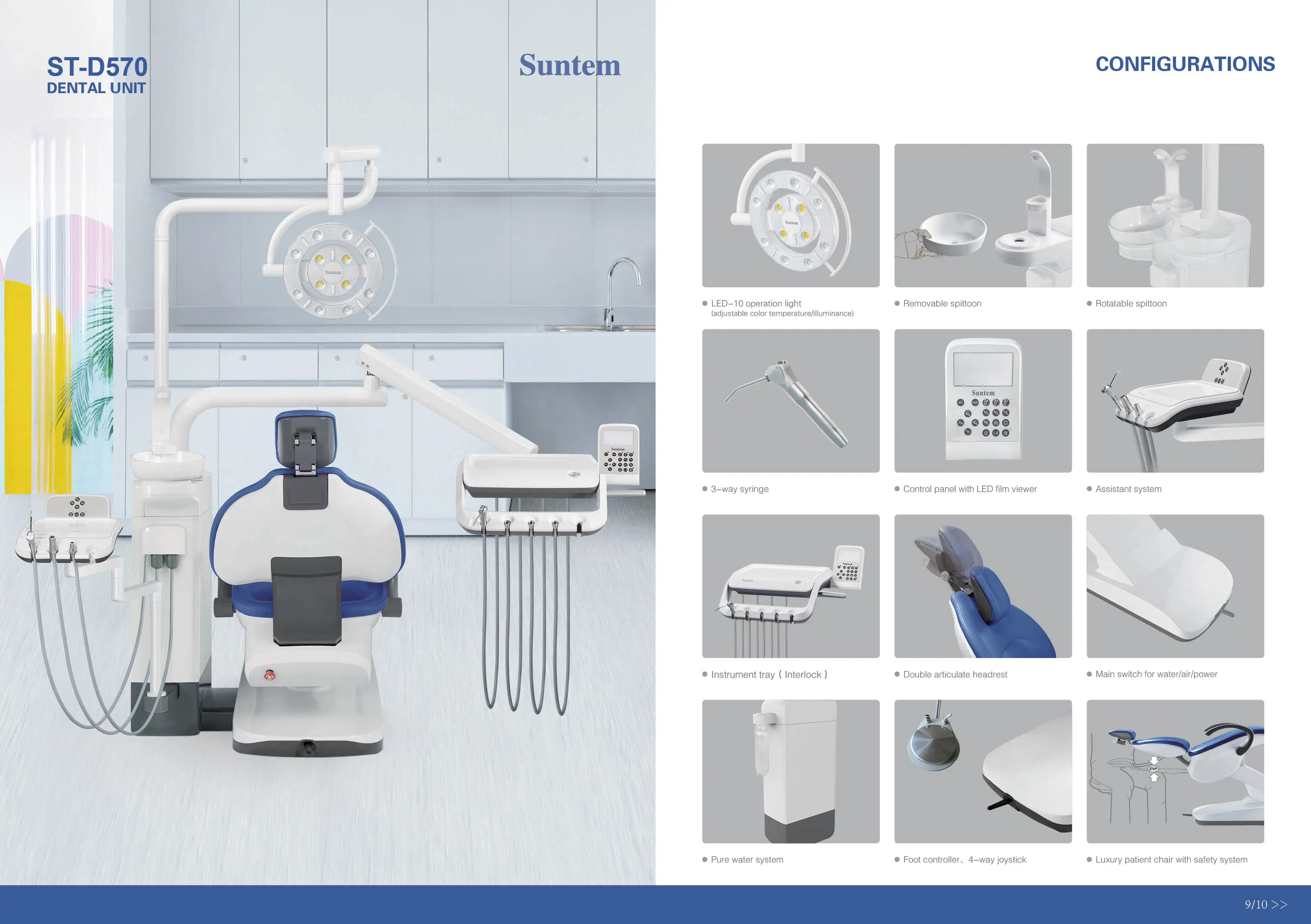 Suntem St-D570 with 9-Programs Inter-Lock Control System