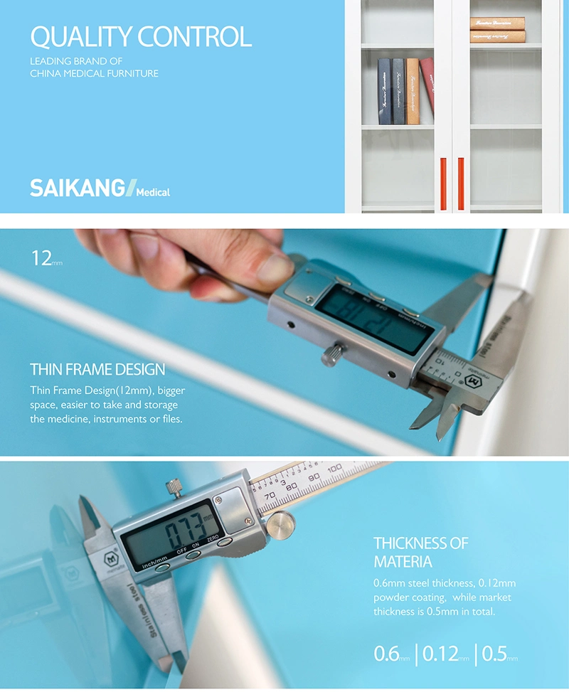 Skh091 Steel Hospital Instrument Cabinet