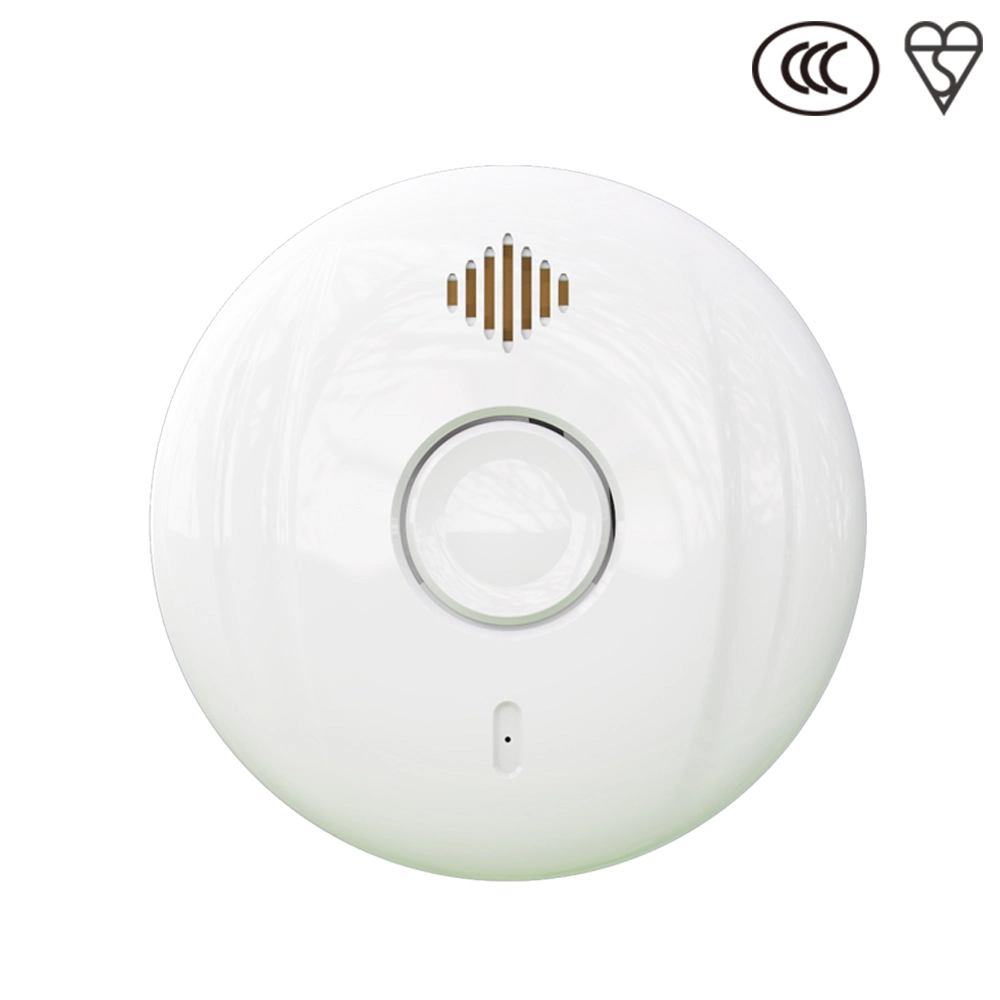 Fire Detector Photoelectric Wireless Smoke Alarm with 10 Years Battery