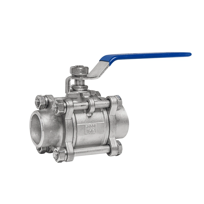 1/2"-4" 201/304/316 Stainless Steel Ball Valves Welded Straight Through Industrial Water Valves Household Water Pipe Switch Valves