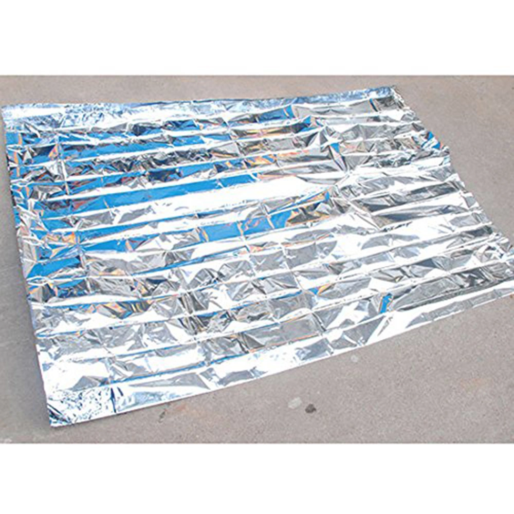 Emergency Mylar Foil Rescue Blanket 52" X 84" Waterproof and Durable Compact Thermal Blanket Esg12918