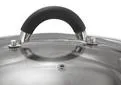 Bulging Type Stainless Steel Cookware Set, Casserole with Clean Glass Lid