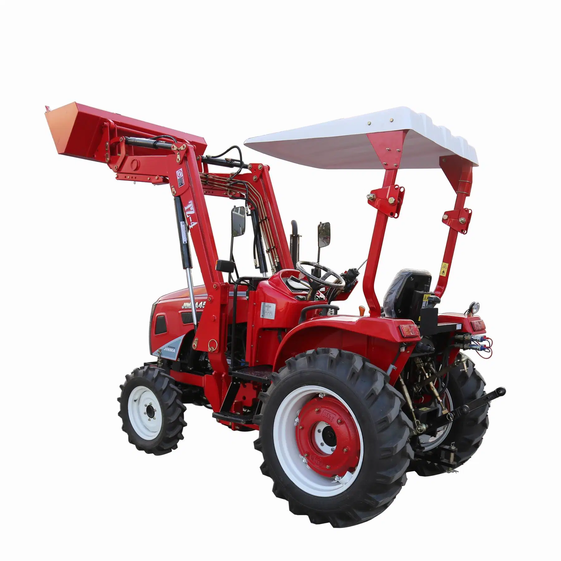 Jinma 164y 204y 254e 25HP 454 45HP 4WD New Micro Farm Agricultural Diesel Tractor with Front End Loader and Backhoe Loader Prices with EEC for Sale