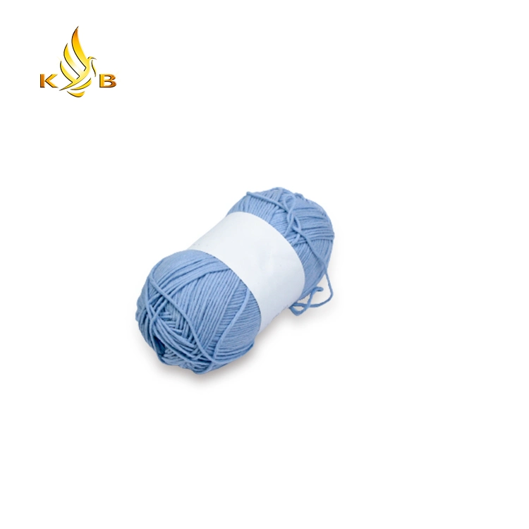 Le tricot de coton doux lait acrylique bébé Fournisseurs de fils pour main tricoter 5 plis