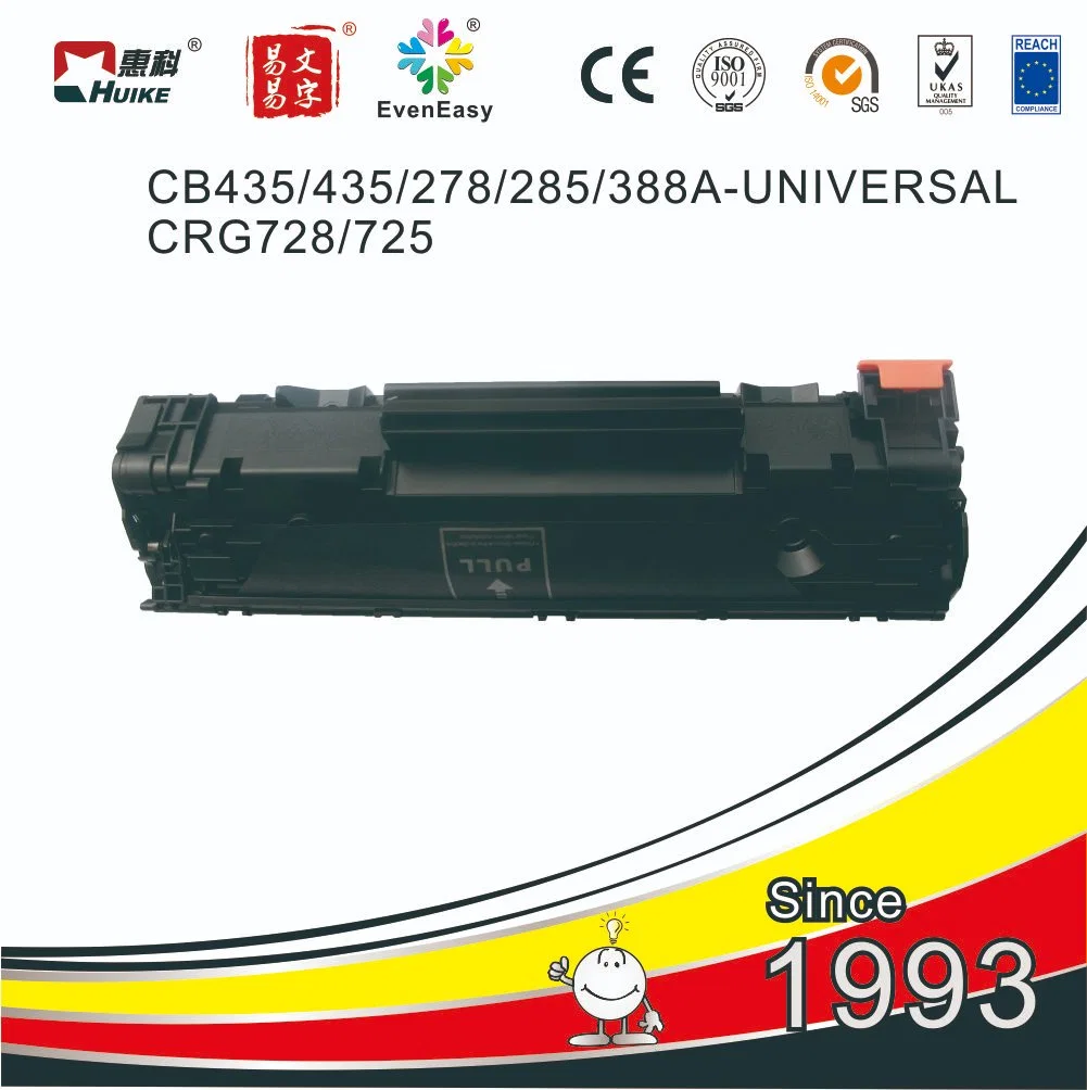 A HP CB435A/CB436A/CE278A/285A/388um cartucho de toner compatível com Impressora Universal