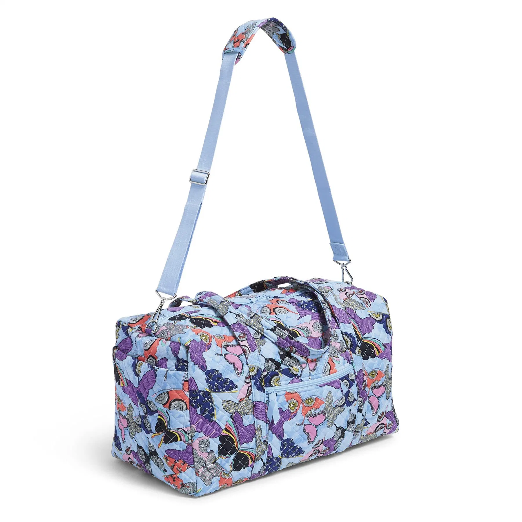 Vb Women's Cotton Handbag Shoulder Bag - Large Capacity Printed Travel Luggage