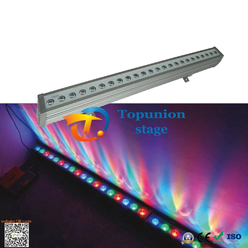 24PCS*3W LED Long Strip Atmosphere Light IP65 Waterproof Dyeing Effect Light