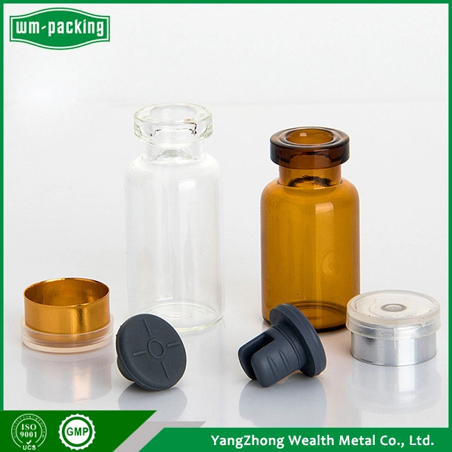 Glass Amber Steroid Medical Vial, USP Type I Glass Vial