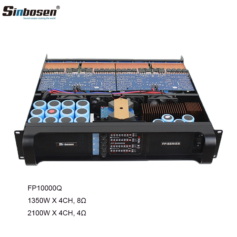 Sinbosen Amplifier Group 2 Channels Fp14000 4 Channels Fp10000q Professional Power Amplifier for Line Array