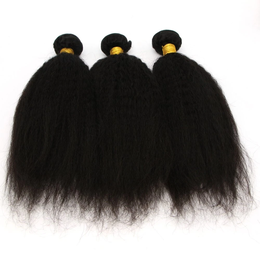 Xuchang Factory Wholesale/Supplier Price Brazilian 100% Human Remy Hair Yaki Hair Hundles