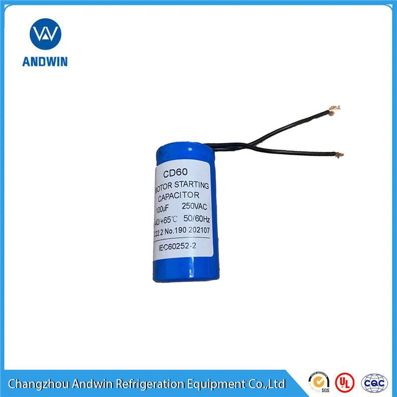 Electrolytic Capacitor Air Conditioning CD60 Starter Capacitor Good Fan Capacitor