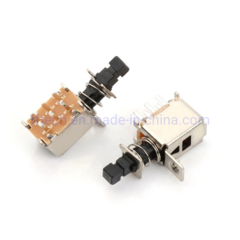 High Quality Horizontal dip Type Electrical Straight Key 6 pin. (مفتاح أفقي عالي الجودة مفتاح الضغط في لوحة PCB النابض