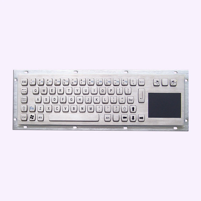 Hot Sale Waterproof Metallic Keyboard with Touch Pad