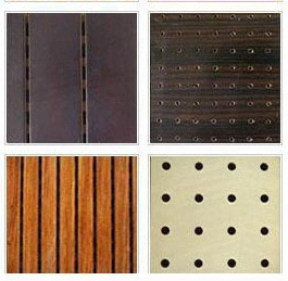 AG. Acoustic Decorative Customized Sound Proofing Wood Veneer Slat Panels