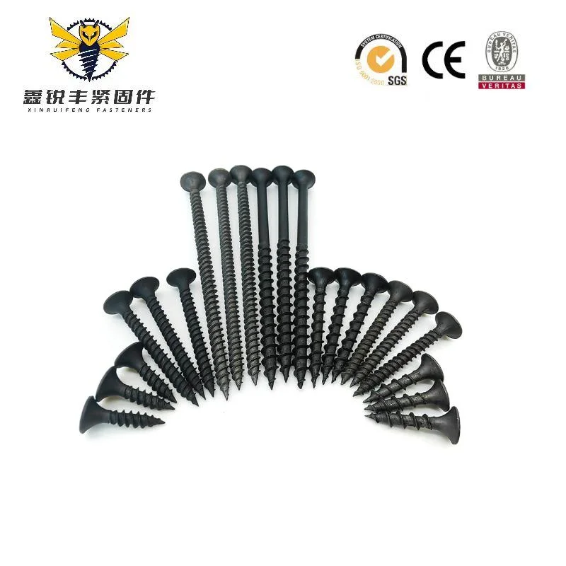 3,5*19mm/C1022A/cabeza de bugle Phosphate negro/Galvanizado/ tornillo de techo/Anti corrosión/tornillo de madera/corrugado grueso/placa de yeso Tornillo/tornillo de pared seca