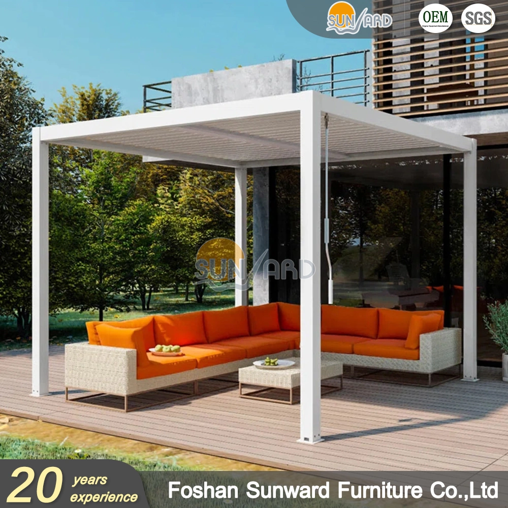 Customized Modern Outdoor Villa Garden Hotel Patio Pergola Aluminum Gazebo