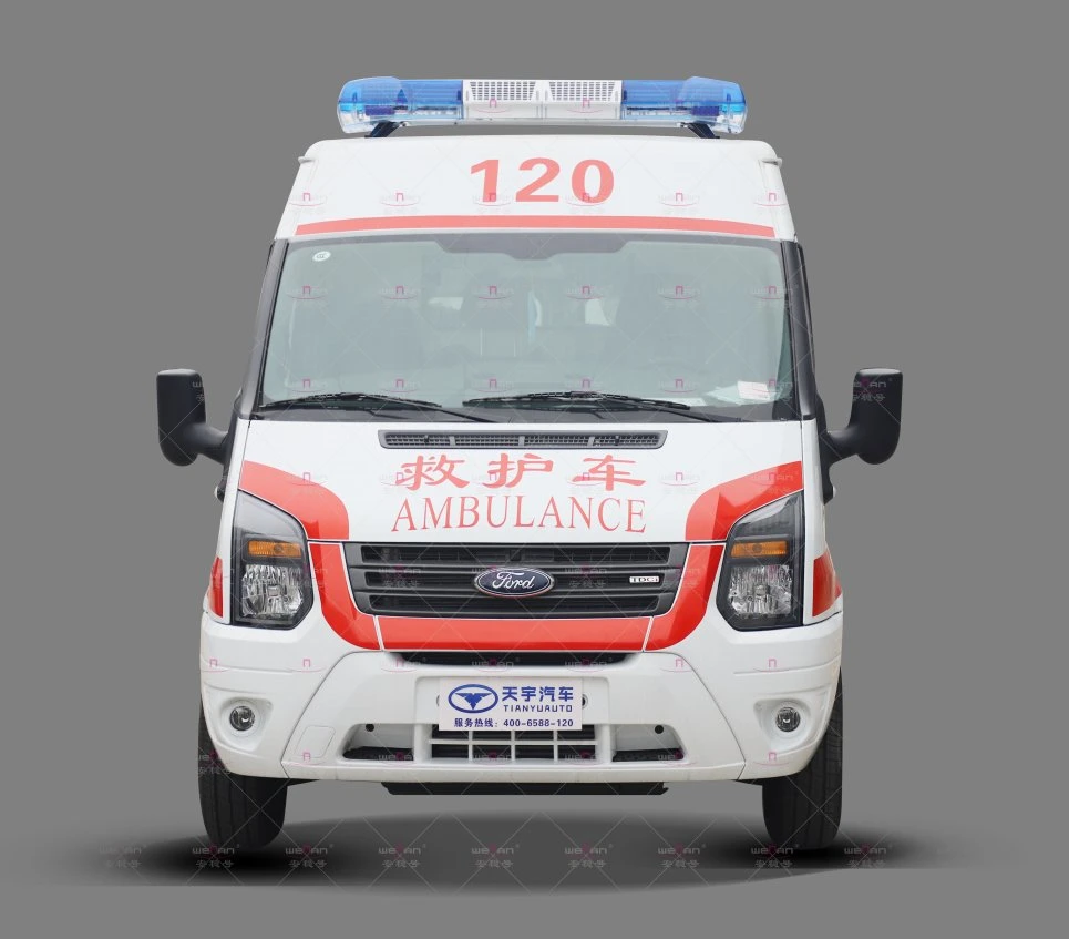 Ford New Generation V348 Long Axle MID-Roof Monitoring Ambulance