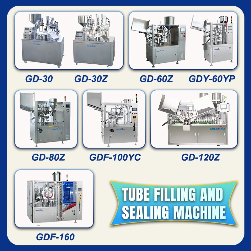 Machines de remplissage et d'étanchéité de tubes souples en plastique aluminium pour Petites entreprises