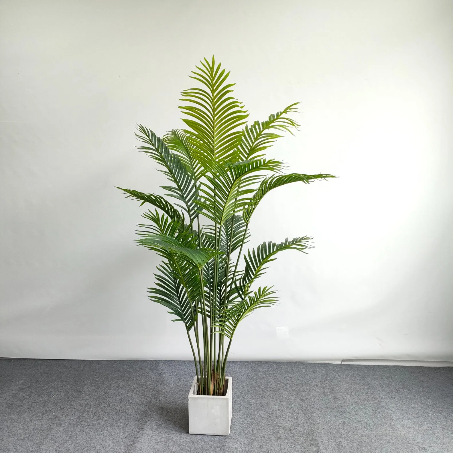 Dypsis Lutescens Areca Palm Palmeira plantas artificiais para decoração