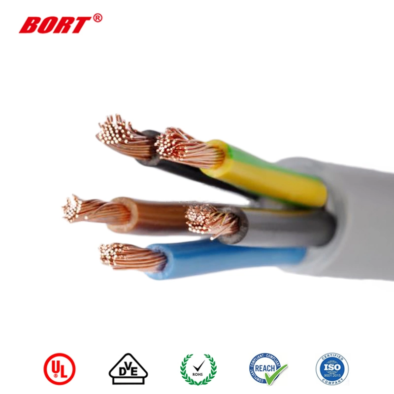 B&amp;T UL2464 300V 28AWG PVC aislamiento cable de ordenador blindado doble Cable eléctrico