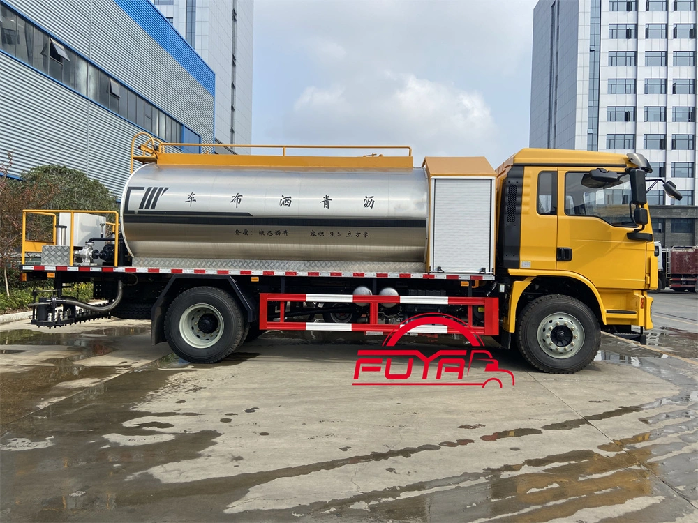 مفرشة الأسفلت الكبيرة Shacman L3000 12000L 12000 LL 12M3 12Ton Asphalt Spreader شاحنة