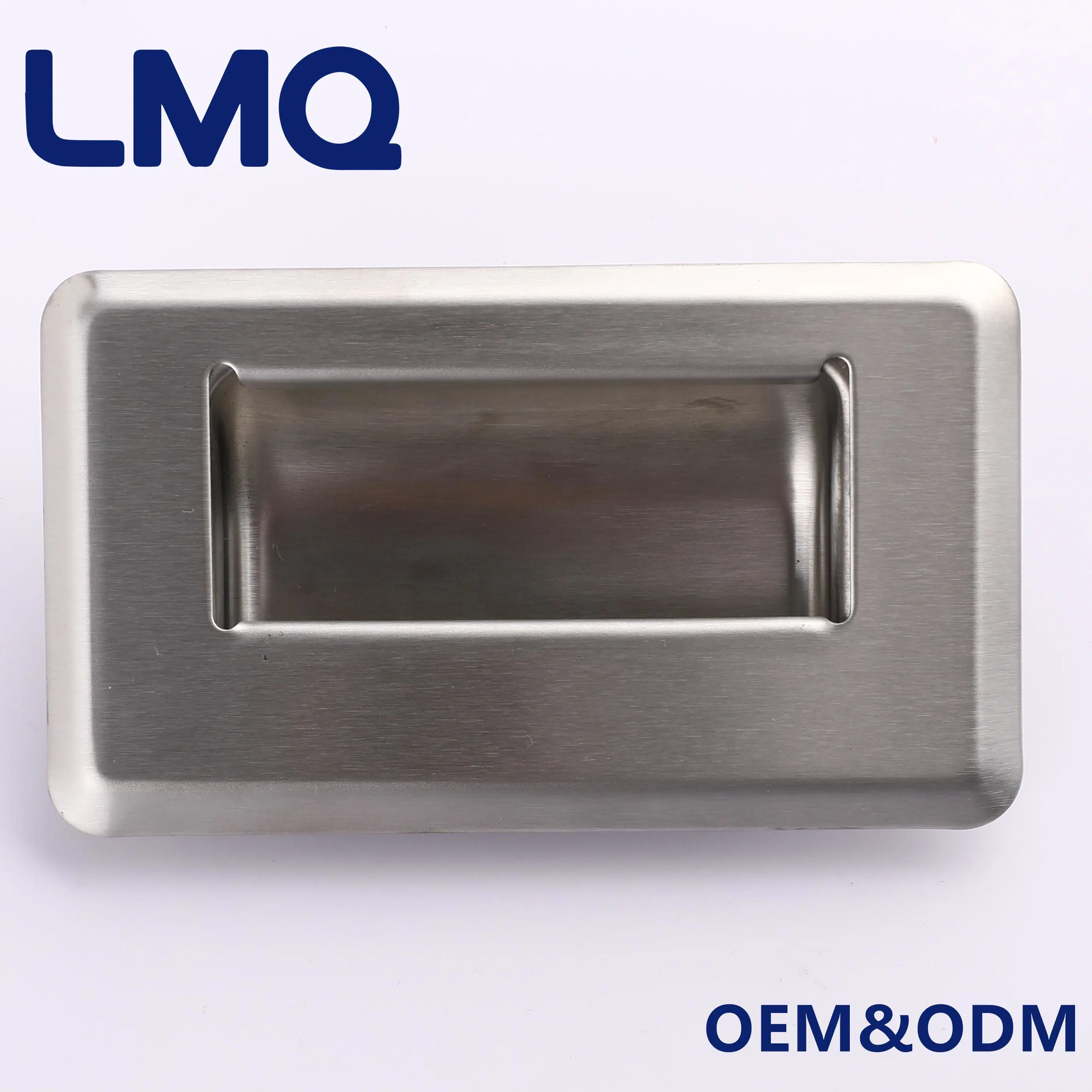 Stainless Steel Square Flush Concealed Furniture Handle