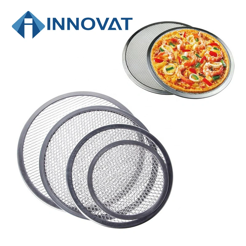 Aluminum Pizza Screen Round Square Shape for Baking