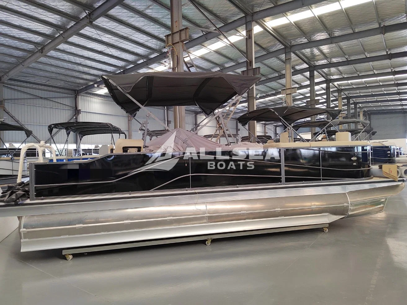 2023 Allsea Rendimiento de alta calidad/alto costo completamente soldado 15ft a 30FT aluminio Pontoon Boat Catamarán de lujo en venta