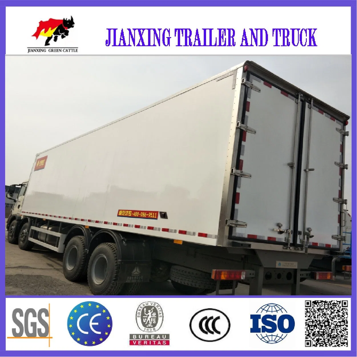 Sinotruk HOWO 6X4 pesados caminhões refrigerados Freezer caminhão para transporte de marisco