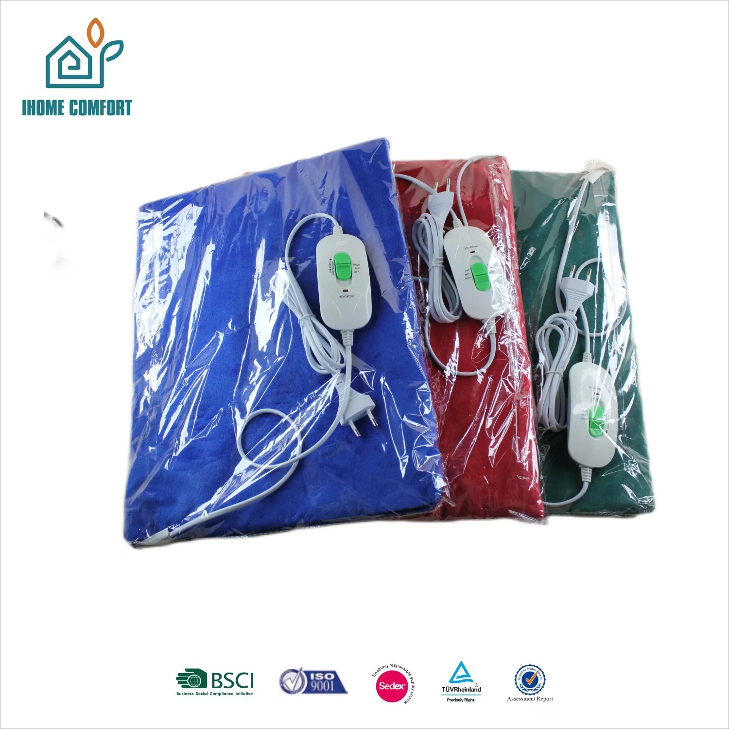 Custom Heat Therapy Pain Relief Back Electric Heating Travel Blanket for Women Baby Oldman