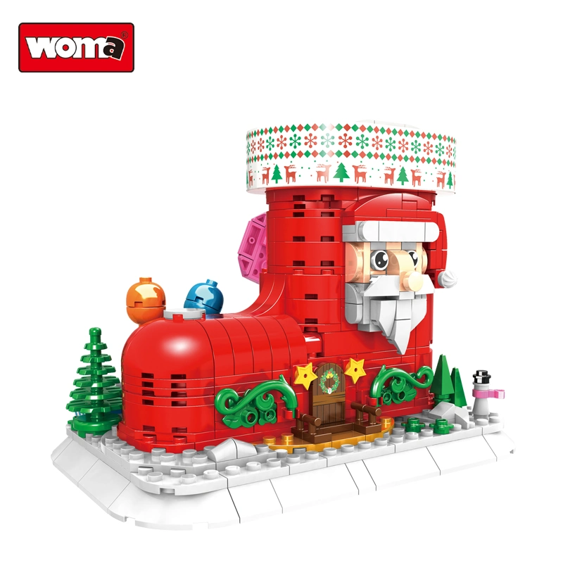 Woma Spielzeug Amazon Heißesten Verkauf Kinder Erwachsenen Dekompression Pen Halter Stift-Rack Stift-Box Kleiner Baustein Brick Weihnachtsgeschenk DIY